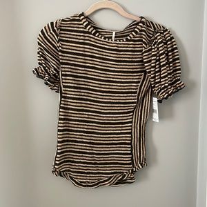 Free People Black Combo Top